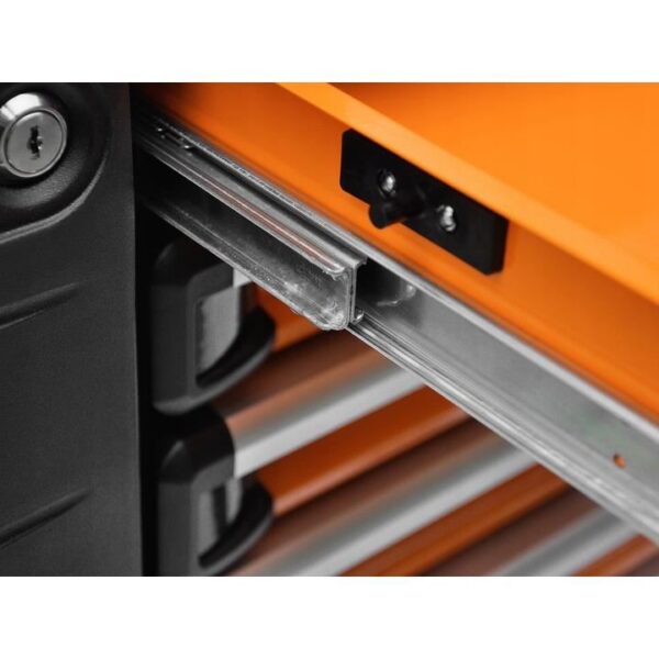 Dulap mobil pentru unelte, 7 sertare + spatiu lateral cu usa, 970x927x465 mm, RICHMANN EXCLUSIVE - imagine 8