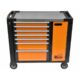 Dulap mobil pentru unelte, 7 sertare + spatiu lateral cu usa, 970x927x465 mm, RICHMANN EXCLUSIVE - imagine 4
