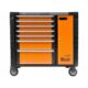 Dulap mobil pentru unelte, 7 sertare + spatiu lateral cu usa, 970x927x465 mm, RICHMANN EXCLUSIVE - imagine 5