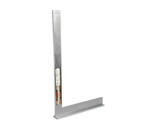 Echer (vinclu) tamplar/dulgher, cu talpa, 400x230 mm, aluminiu, Richmann - imagine 3