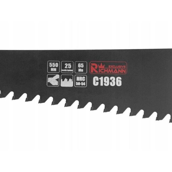 Fierastrau BCA teflonat, 25 dinti vidia, 550 mm, RICHMANN EXCLUSIVE - imagine 3