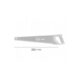 Fierastrau BCA teflonat, 25 dinti vidia, 550 mm, RICHMANN EXCLUSIVE - imagine 5
