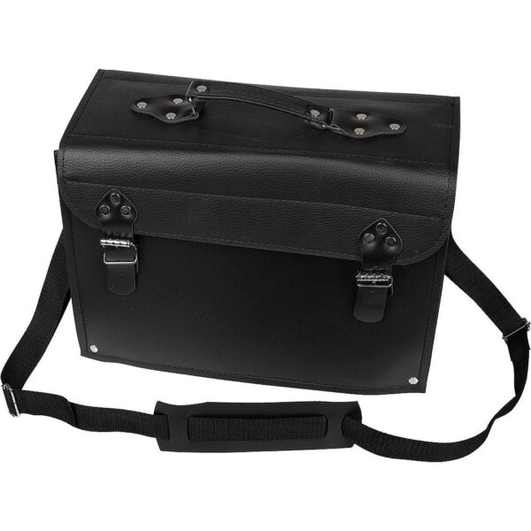 Geanta scule, piele, curea detasabila, 40x23x16 cm, Richmann Exclusive - imagine 5