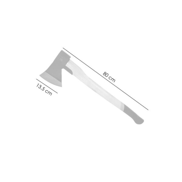 Topor, coada lemn, cu protectie, 1.5 kg, 13.5x80 cm, Richmann Exclusive - imagine 4