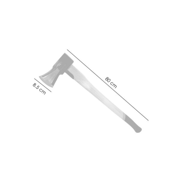 Topor pentru despicat, coada lemn, cu protectie, 2 kg, 8.5x71 cm, Richmann Exclusive - imagine 4