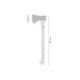 Topor, coada fibra, maner cauciucat, 1 kg, 12.5x59 cm, Richmann Exclusive - imagine 4