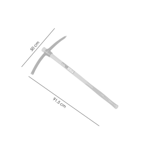 Tarnacop, otel forjat, cu coada fibra, 2 kg, 52.5x91.5 cm, Richmann Exclusive - imagine 4