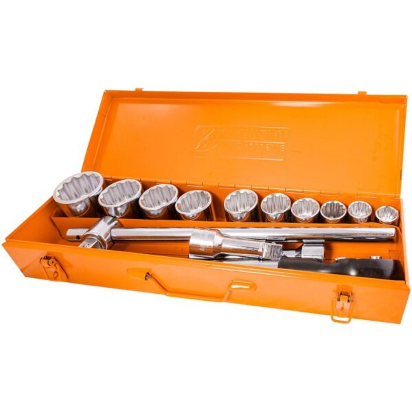 Trusa tubulare, pentru camion, 3/4'', 22-50 mm, 10 buc, RICHMANN - imagine 6