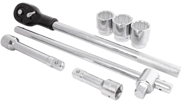 Trusa tubulare, pentru camion, 3/4'', 22-50 mm, 10 buc, RICHMANN - imagine 7