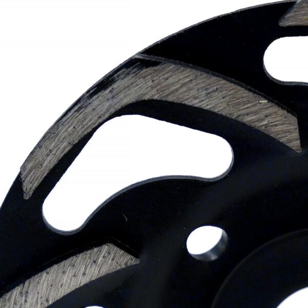 Disc diamantat slefuire, beton, slefuire uscata, segment "S", 125 mm/22.23 mm, Richmann Exclusive - imagine 2