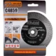 Disc diamantat turbo subtire, dublu segmentate, placi ceramice, taiere umeda si uscata, set 10 buc, 125x22.23x1.3 mm, Richmann Exclusive - imagine 2