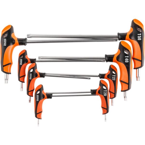 Chei torx cu maner T, 8 buc, T15-T50 mm, RICHMANN EXCLUSIVE - imagine 4