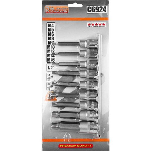 Trusa tubulare impact Spline, M4-M16, 1/2'', RICHMANN EXCLUSIVE - imagine 2