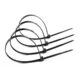 Coliere plastic, negre, 500x7.2 mm, set 100 buc, Drel - imagine 2