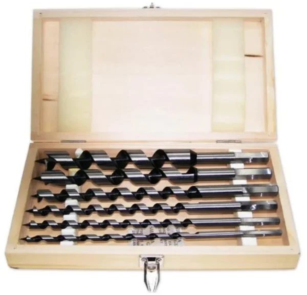 Set 6 burghie pentru lemn, tip Lewis, 6-20/230 mm, Drel - imagine 2