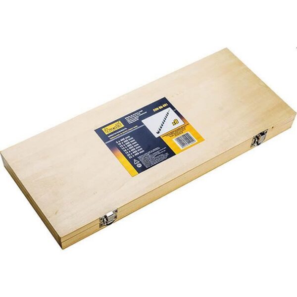 Burghie pentru lemn, tip Lewis, set 8 buc, 8-22x460 mm, Drel - imagine 3