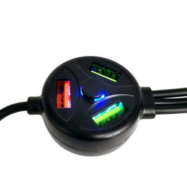 Cablu de incarcare 6-1, Soundlogic, pentru iOS sau Android, negru - imagine 4