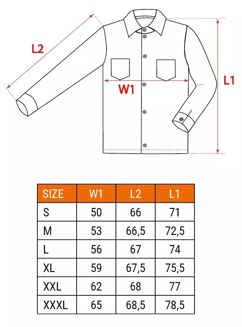 Camasa pentru lucru, de blugi, model Denim, marimea M/50, NEO