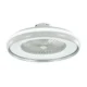 Candelabru cu ventilator 45W, LED 35W 3000lm, telecomanda, lumina rece-neutra-calda, Gri, V-TAC