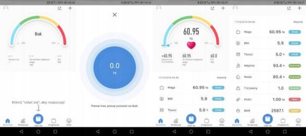 Cantar de baie analitic inteligent, Bluetooth, display digital, masurare 8 parametri - imagine 2