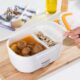 Caserola electrica Lunch box auto pentru incalzirea mancarii Carunch InnovaGoods, 40W - imagine 7