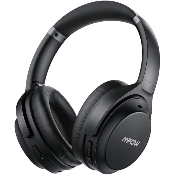 Casti audio Mpow H12 IPO, Active Noise Canceling, Bluetooth 5.0, USB-C, Bas puternic, Microfon CVC8.0, Autonomie 40 ore, True Wireless - imagine 1