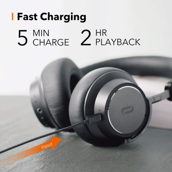 Casti audio TaoTronics TT-BH046, Hybrid Active Noise canceling, Bluetooth 5.0, True Wireless, cVc 6.0, Bas puternic si clar - imagine 5