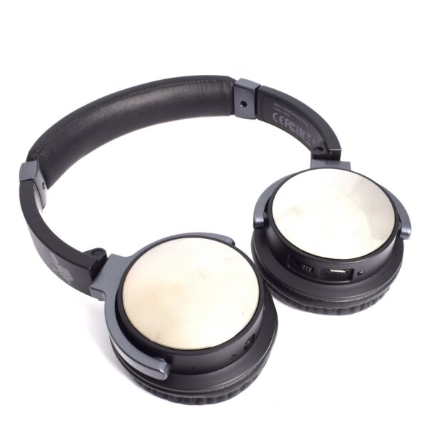 Casti audio Wireless cu microfon, Entertainment, Hands-free, autonomie 12 ore, negre - imagine 4