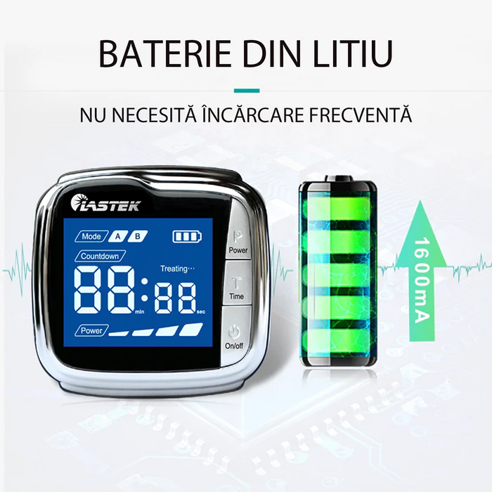 Ceas de mana Terapeutic cu Laser 10 diode CureWatch 2 2