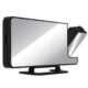 Ceas desteptator, multifunctional, 4 in 1, cu LED, oglinda, negru, 18.5x4x7.5 cm, Izoxis - imagine 4