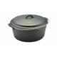 Ceaun fonta, cu maner si capac, 6 L, 30x10 cm, Perfect Home - imagine 4
