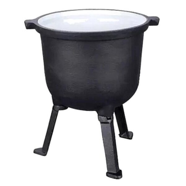 Ceaun fonta emailata, tip cazan, sub presiune, 10 L, Perfect Home - imagine 2