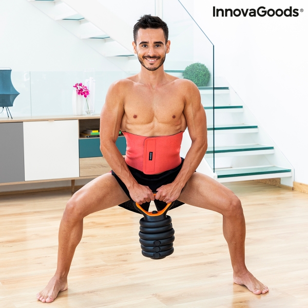 Centura fitness de slabire cu efect de sauna Swelker InnovaGoods modelare silueta 3