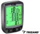 Ciclocomputer digital, computer bicicleta, 22 functii, vitezometru, contor distante, timer, afisaj LCD - imagine 10