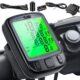 Ciclocomputer digital, computer bicicleta, 22 functii, vitezometru, contor distante, timer, afisaj LCD - imagine 3