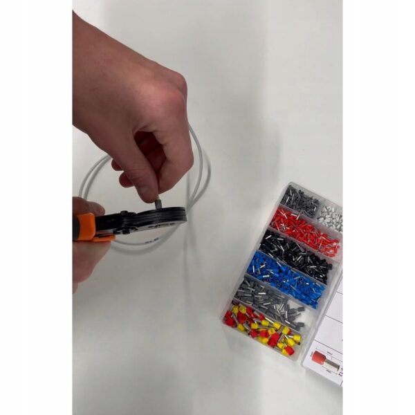 Cleste de sertizare, 0.25-10 mm, cu set de pini terminali 0.5-10 mm2, 1200 buc - imagine 6