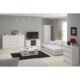 Comoda, placa laminata, 6 sertare, alb, 120x40x77 cm - imagine 4