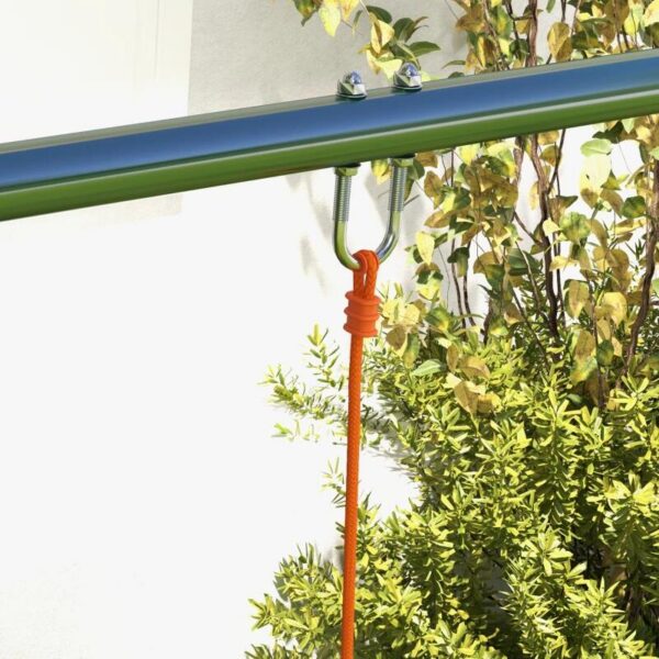 Complex de joaca, 2 leagane, multicolor, 3-8 ani, 269x160x180 cm - imagine 4