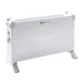 Convector electric Equation, 2000 W, 3 trepte de putere, termostat, alb