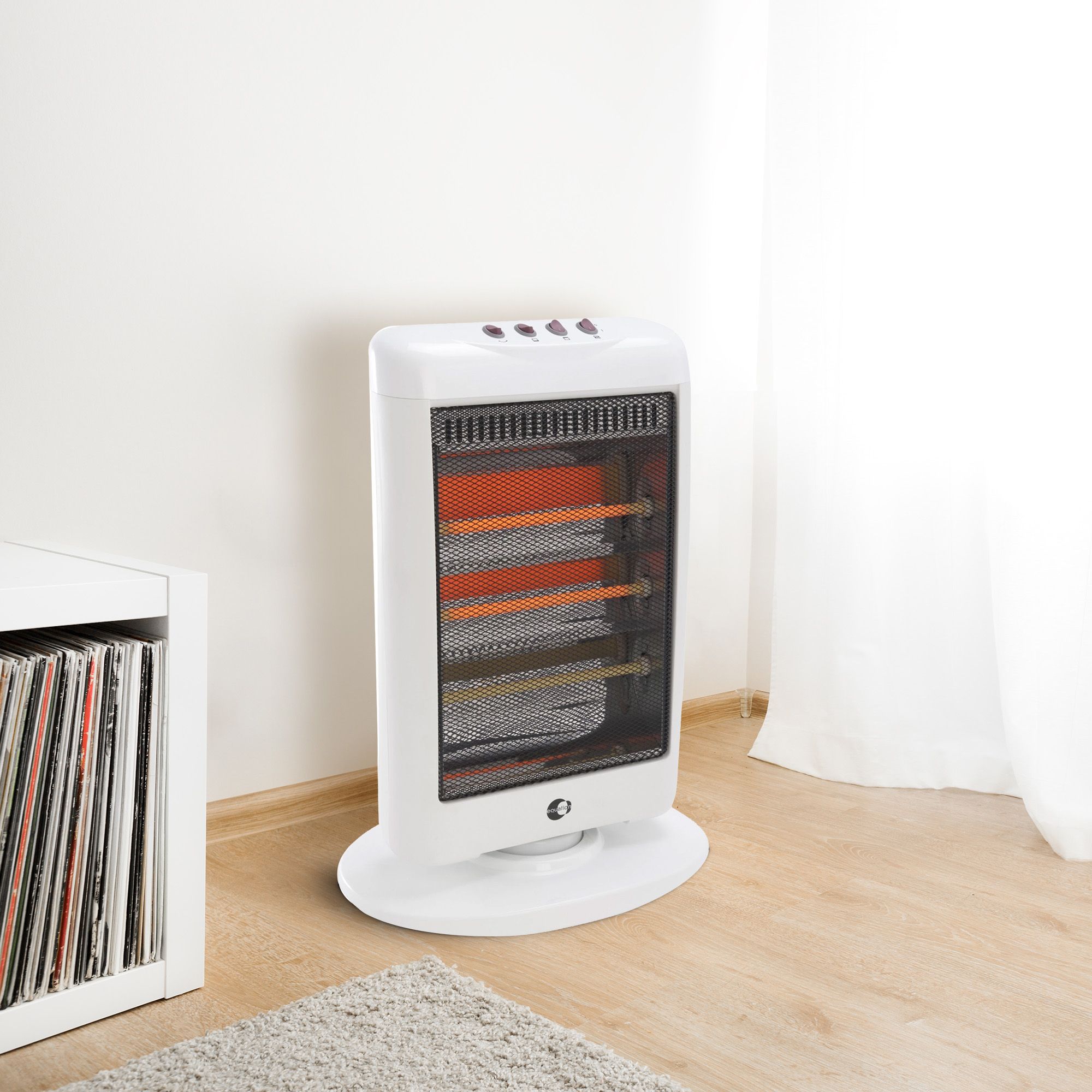 Convector electric Equation quartz 1200 W 3 trepte de putere alb 5