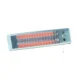 Convector electric de perete, 3 trepte de putere, 1200 W, argintiu - imagine 2