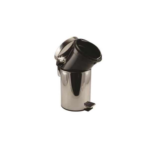 Cos de gunoi cu pedala, inox, 20 L, Perfect Home  - imagine 3