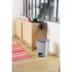 Cos de gunoi cu pedala, plastic, gri, 20 L, 30.3x29.4x42.8 cm, Curver - imagine 4