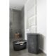 Cos rufe, 2 manere, capac, plastic, antracit, 60 L, 44x35x60 cm, Infinity Recycled, Curver - imagine 2