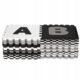 Covor spuma ptr copii, EVA gri cu negru, model alfabet si numere, 172x172x1cm, Springos - imagine 8