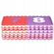 Covor spuma ptr copii, EVA roz cu mov, model alfabet si numere, 172x172x1cm, Springos - imagine 8