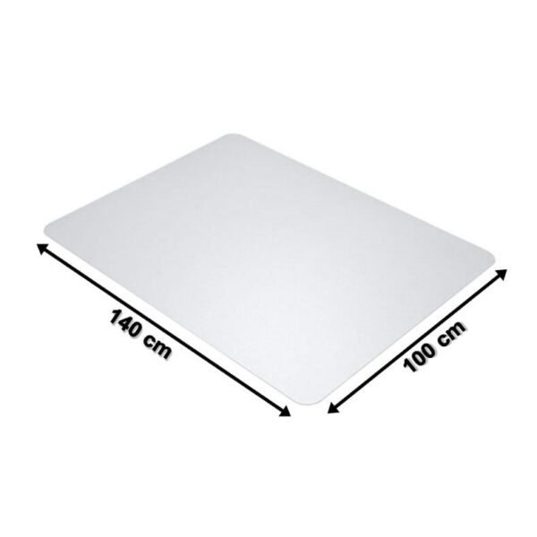 Covoras protectie podea pentru scaun birou, Artool, PP, transparent, 140x100 cm - imagine 2
