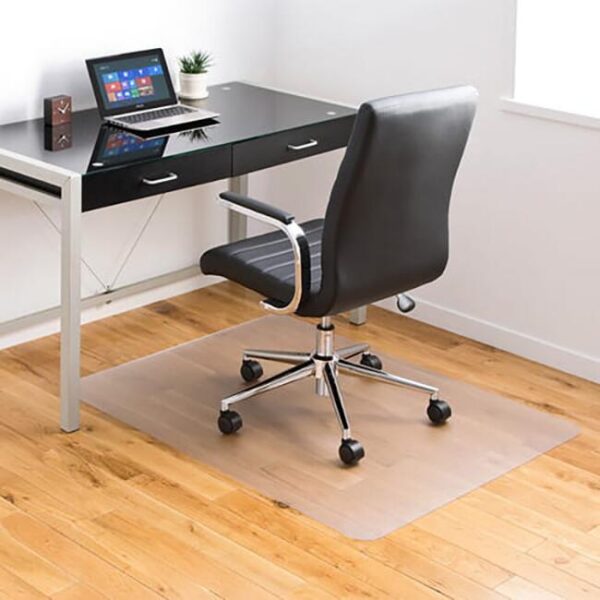 Covoras protectie podea pentru scaun birou, Artool, PP, transparent, 140x100 cm - imagine 3