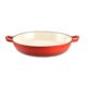 Cratita cu capac, fonta emailata, rosie, 2.5 L, Perfect Home - imagine 5