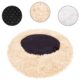 Culcus moale, pentru caine/pisica, crem, 50 cm - imagine 7